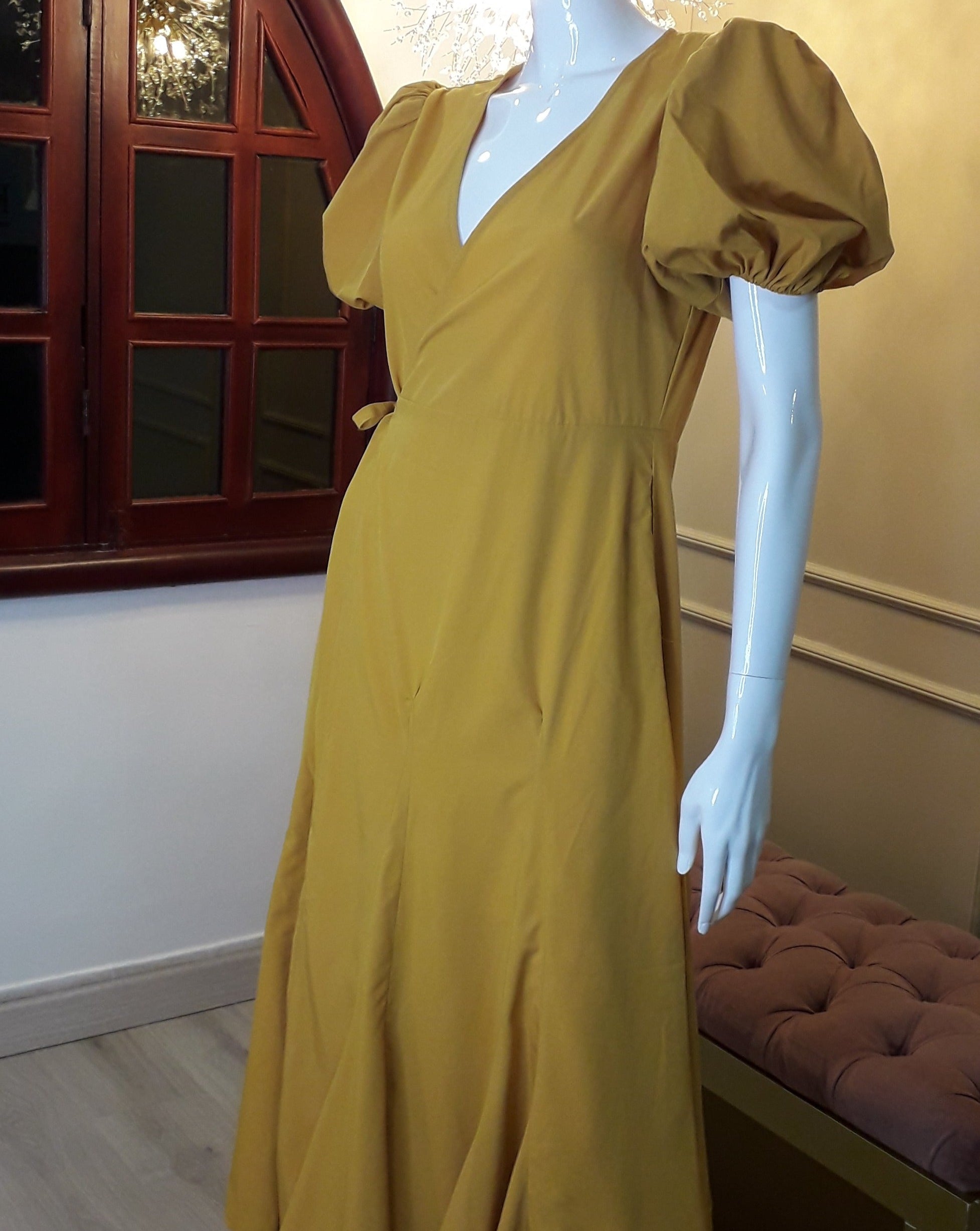 Chanel Mustard Dress 